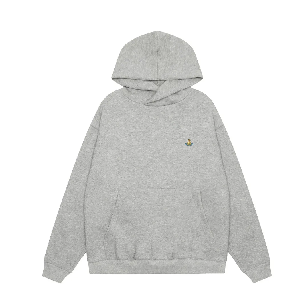 VIVI807# "Exclusive hot style" vivienne west wood West Queen Vivienne Saturn classic small label hooded sweatshirt 2024 top hot style No need to say more, directly open the details YB mold opening Correct seam collar details ⚠️The authentic product is the seam threaded neckline without a collar strip. Our family only makes the right version of the goods. We are careful to make sure that the first release of the Queen Mother of the whole network is correct. The full range of correct accessories and every detail is completely restored. Straight up to full Size: XS-L